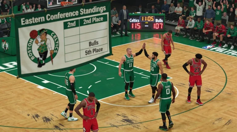 Boston Celtics обыграли Chicago Bulls и вышли на второе место Востока